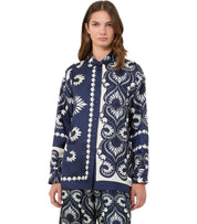 MAX MARA WEEKEND LASTRA BLAUES HEMD