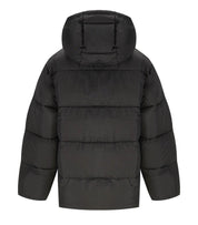 CARHARTT WIP TORONTO CAMO DUCK BLACK HOODED PADDED JACKET