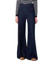 JEANS A PALAZZO SPORT BLU MAX MARA WEEKEND