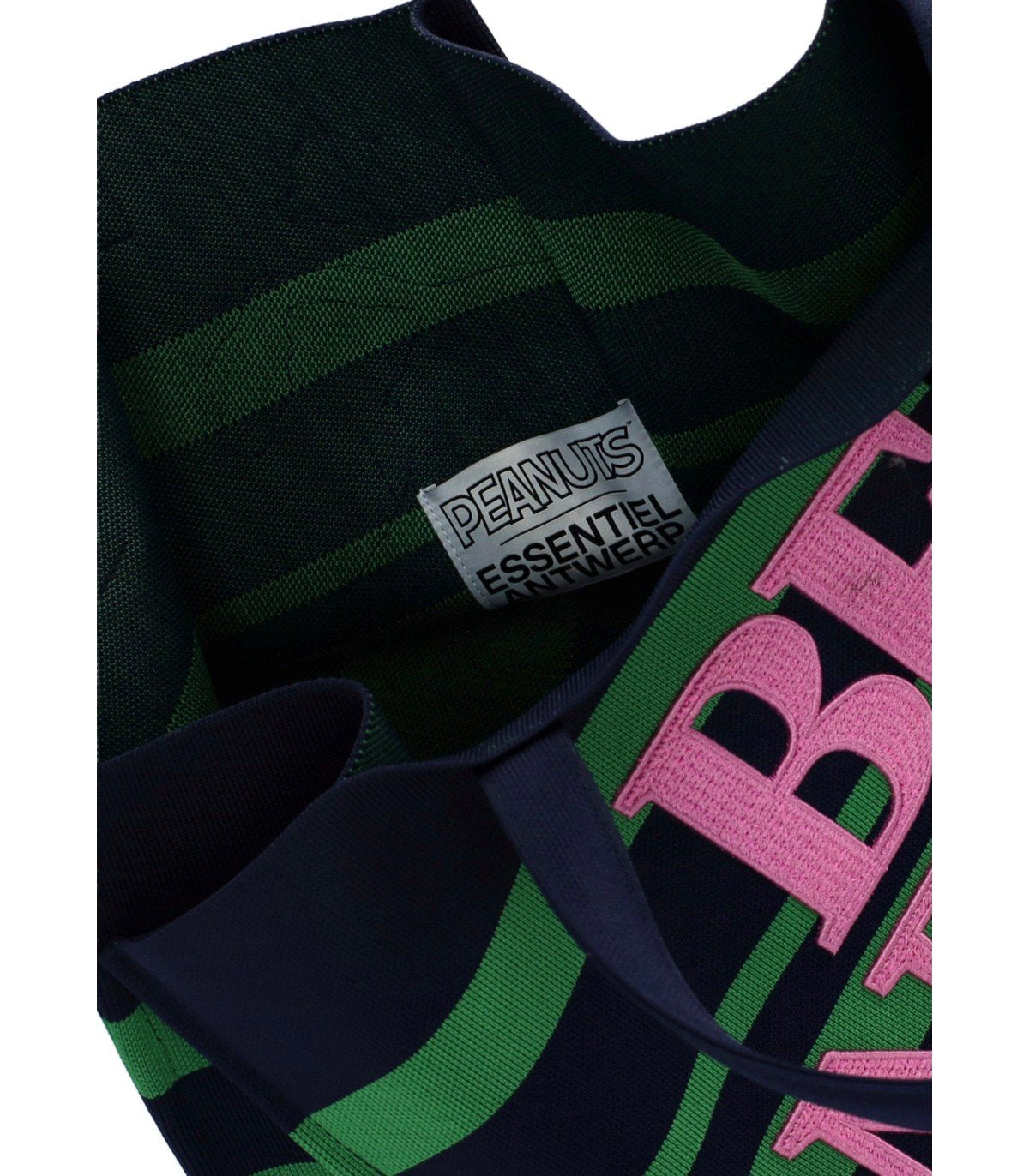ESSENTIEL ANTWERP JOBBA BLUE AND GREEN SHOPPING BAG