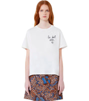 MAX MARA WEEKEND BORA WHITE T-SHIRT