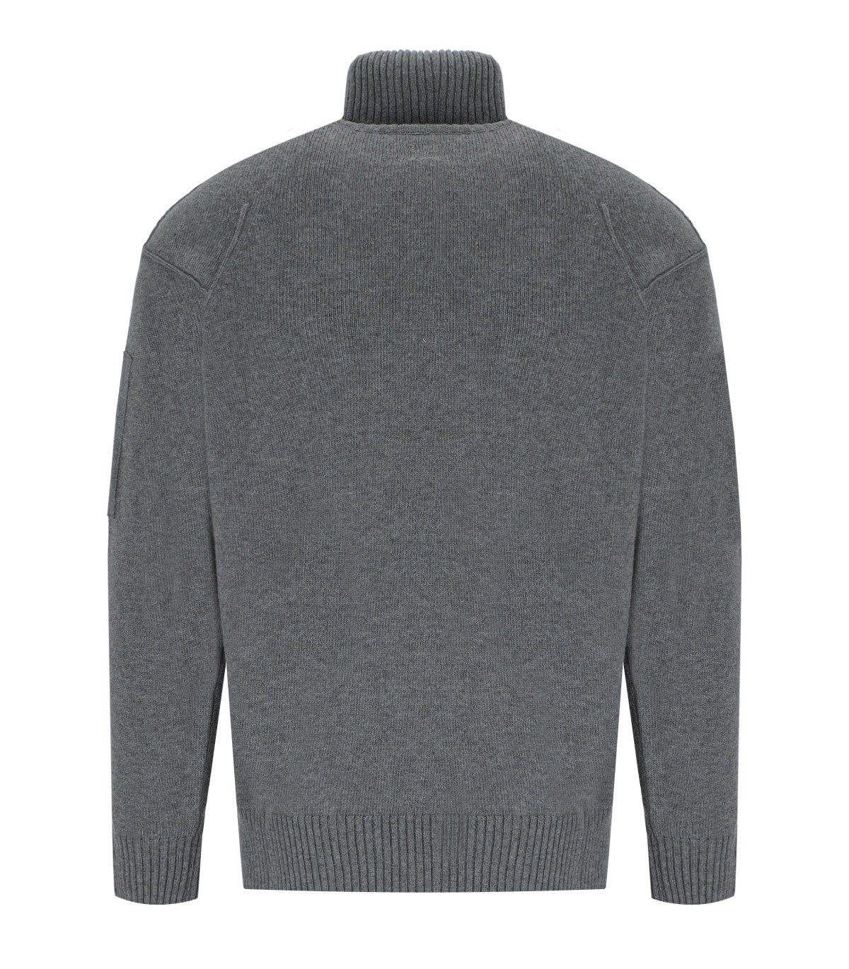 C.P. COMPANY GRS GUNMETAL TURTLENECK SWEATER