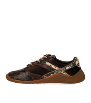 3P WAVE SAMT BRAUNER SNEAKER