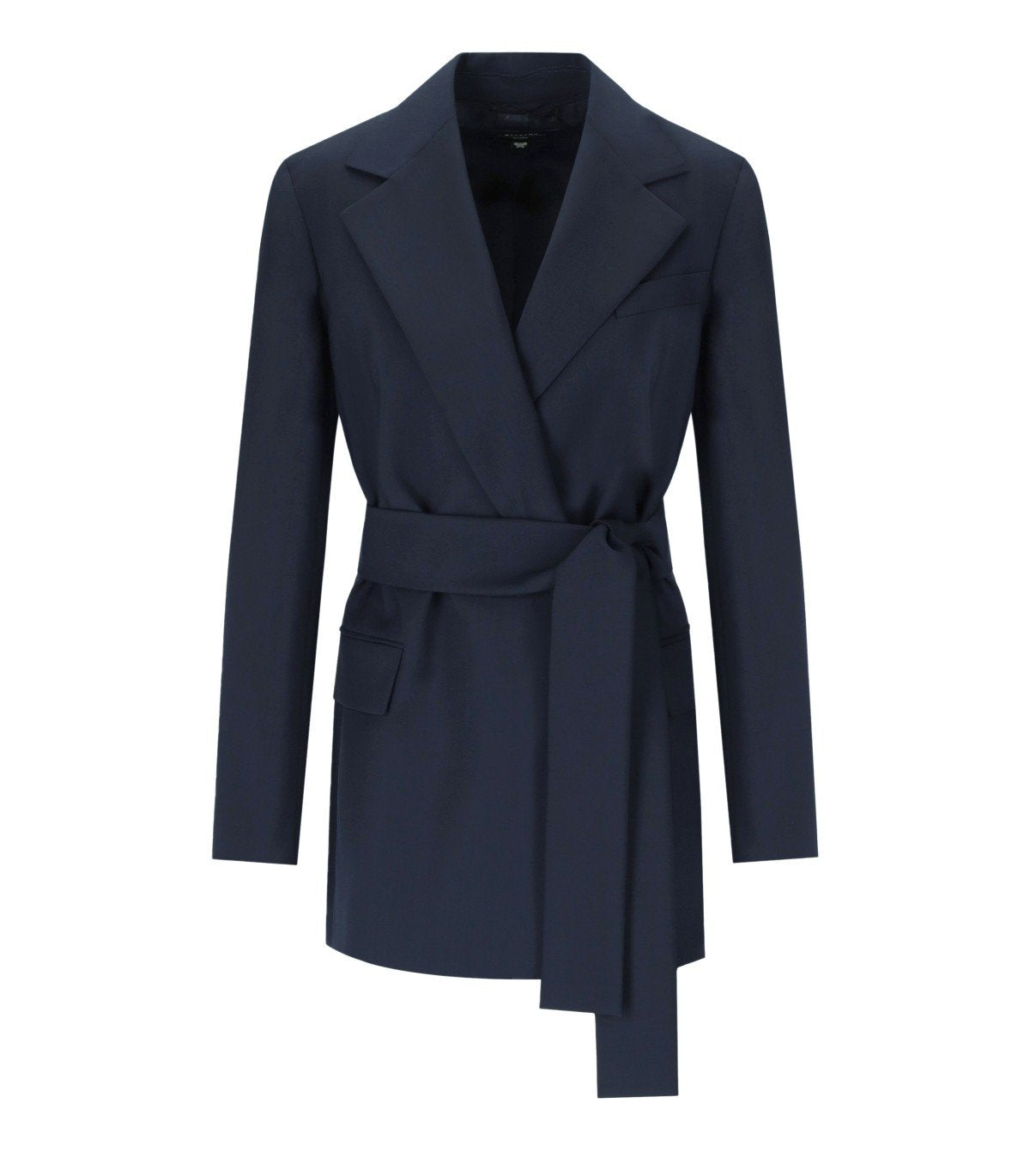 MAX MARA WEEKEND TESO BLAUW JAS MET RIEM