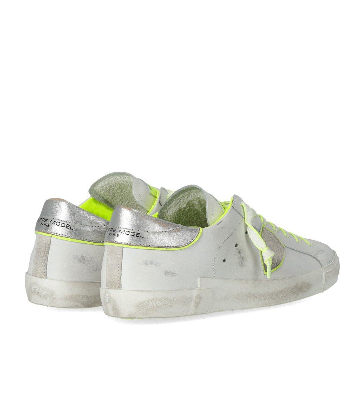 PHILIPPE MODEL PRSX WHITE NEON YELLOW SNEAKER