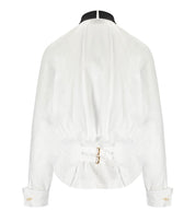 CAMISA BLANCA CON CORBATA ELISABETTA FRANCHI