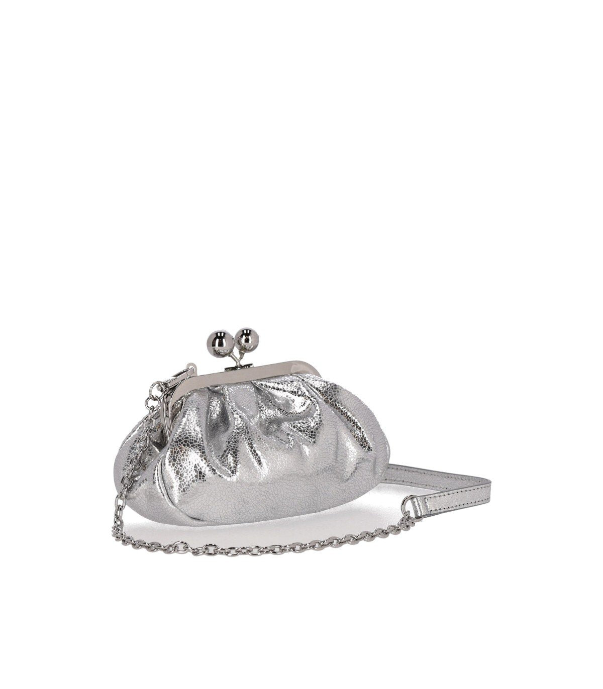 CLUTCH PASTICCINO BRUNO SMALL ARGENTO MAX MARA WEEKEND