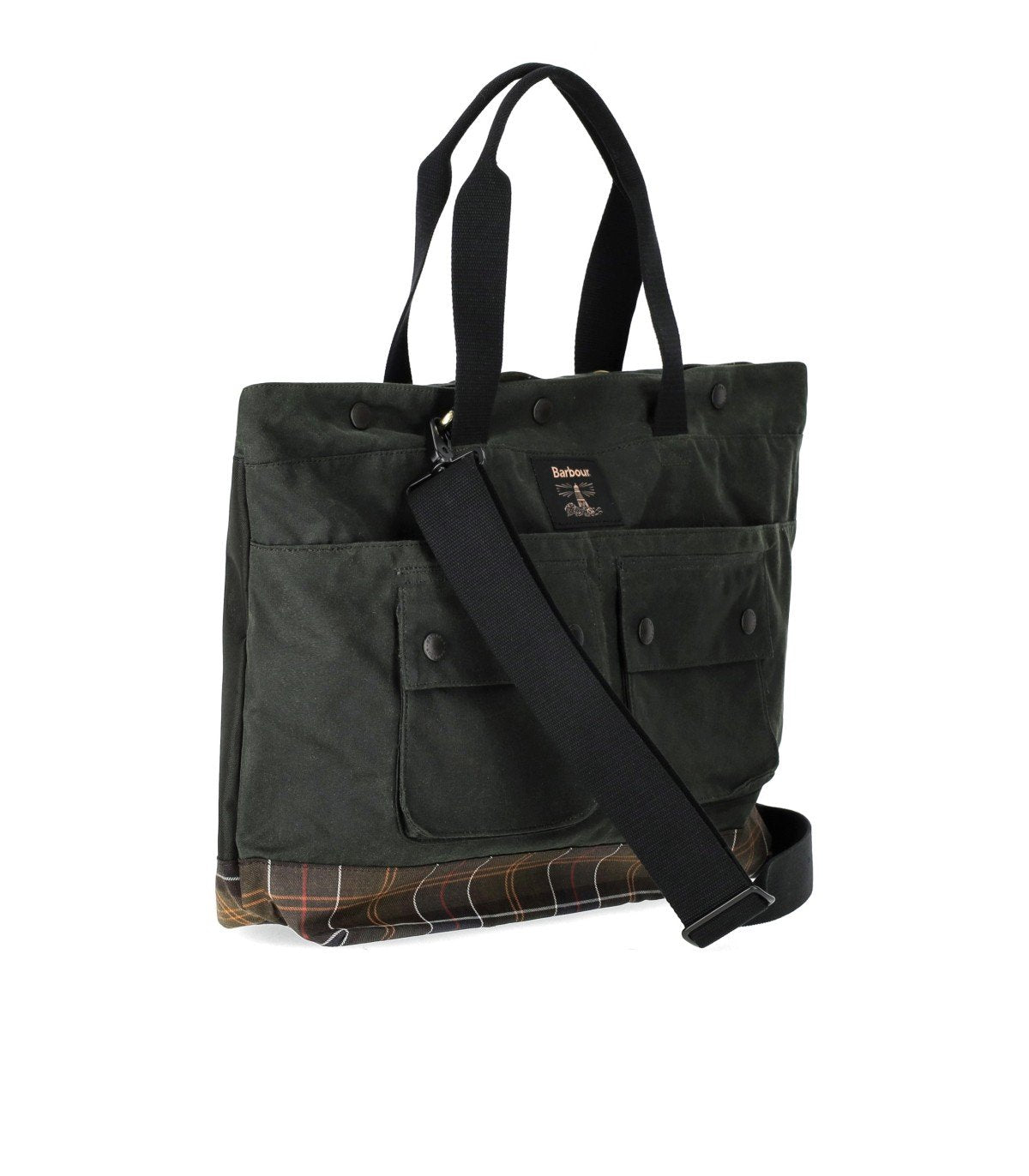 BOLSO TOTE FILED WAXED VERDE SALVIA BARBOUR