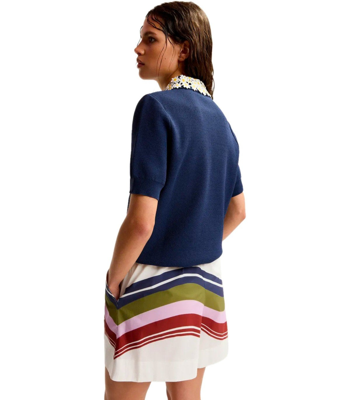 ESSENTIEL ANTWERP JEMBER BLUE POLO SHIRT
