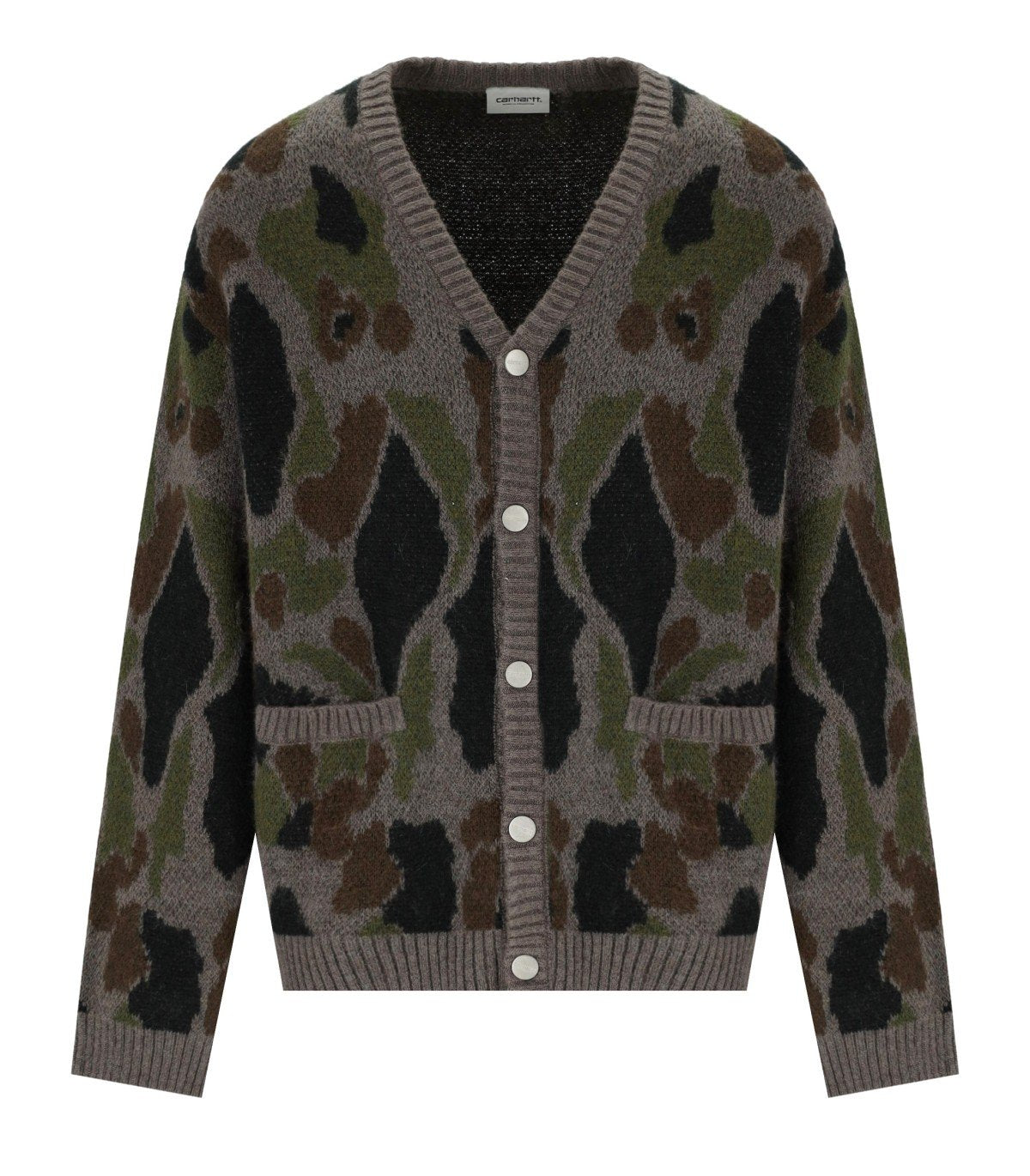 CARDIGAN CAMO DACK GRIS CARHARTT WIP