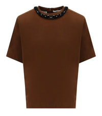 ESSENTIEL ANTWERP KARDINAL BRUIN T-SHIRT - XS