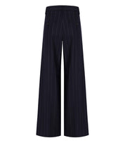 PANTALONE NEBBIE GESSATO BLU MAX MARA WEEKEND