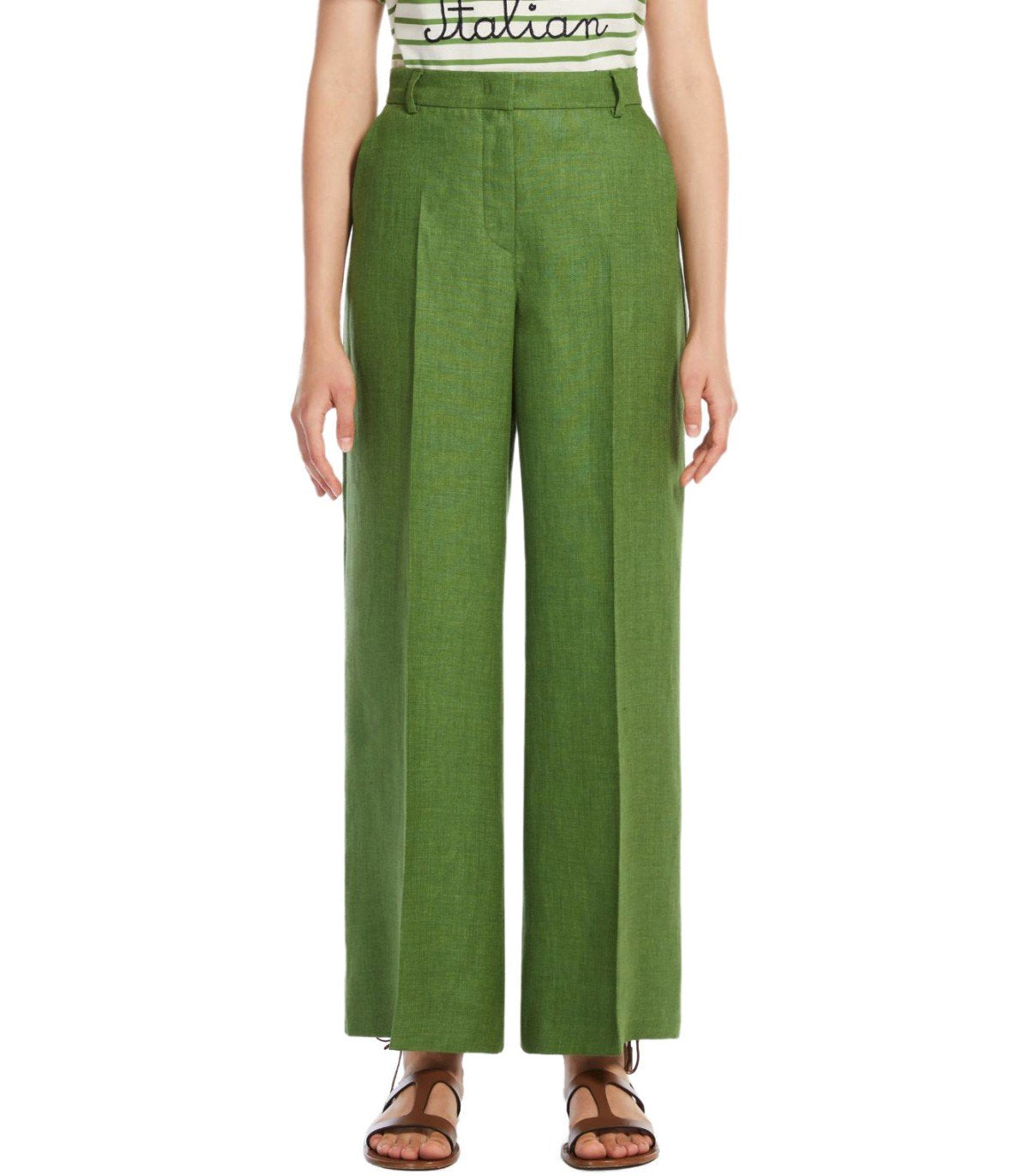 MAX MARA WEEKEND MALIZIA GREEN PANTS