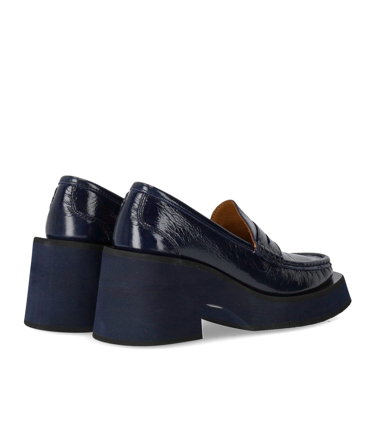 PALOMA BARCELÓ ODELE MARINEBLAUER LOAFER MIT ABSATZ