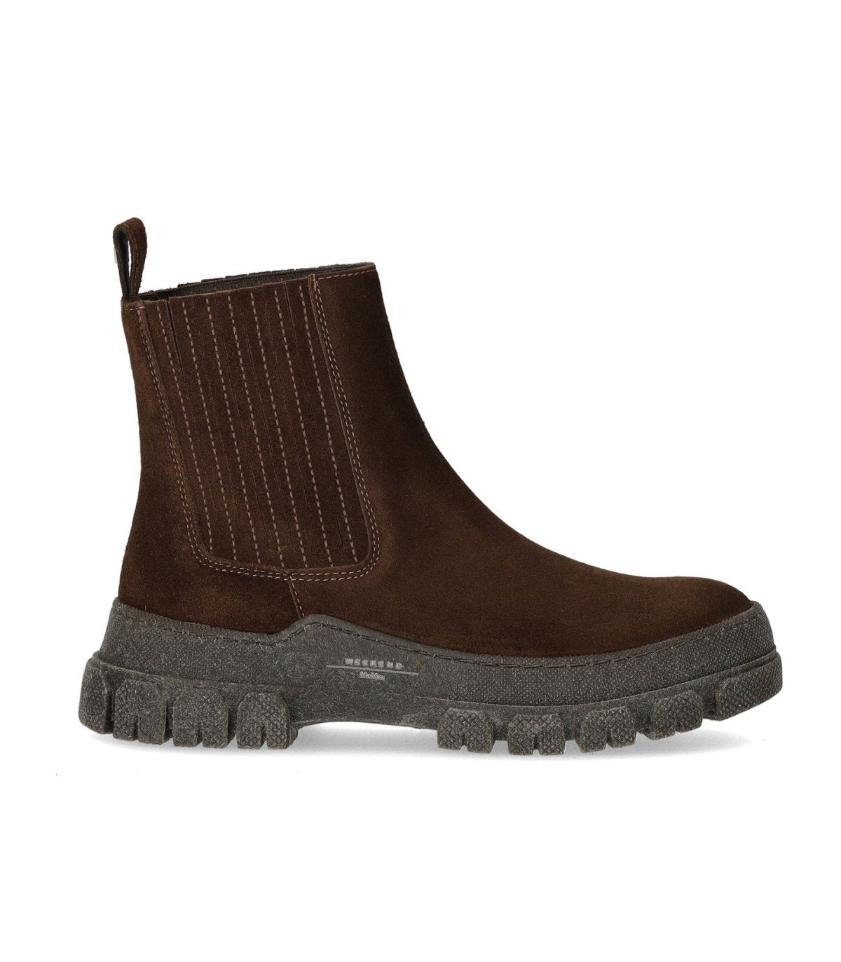 MAX MARA WEEKEND GENEPI DUNKELBRAUNE CHELSEA STIEFELETTE
