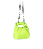 STINE GOYA ZIGGY SATIN LIMONENGRÜNE MICRO TASCHE