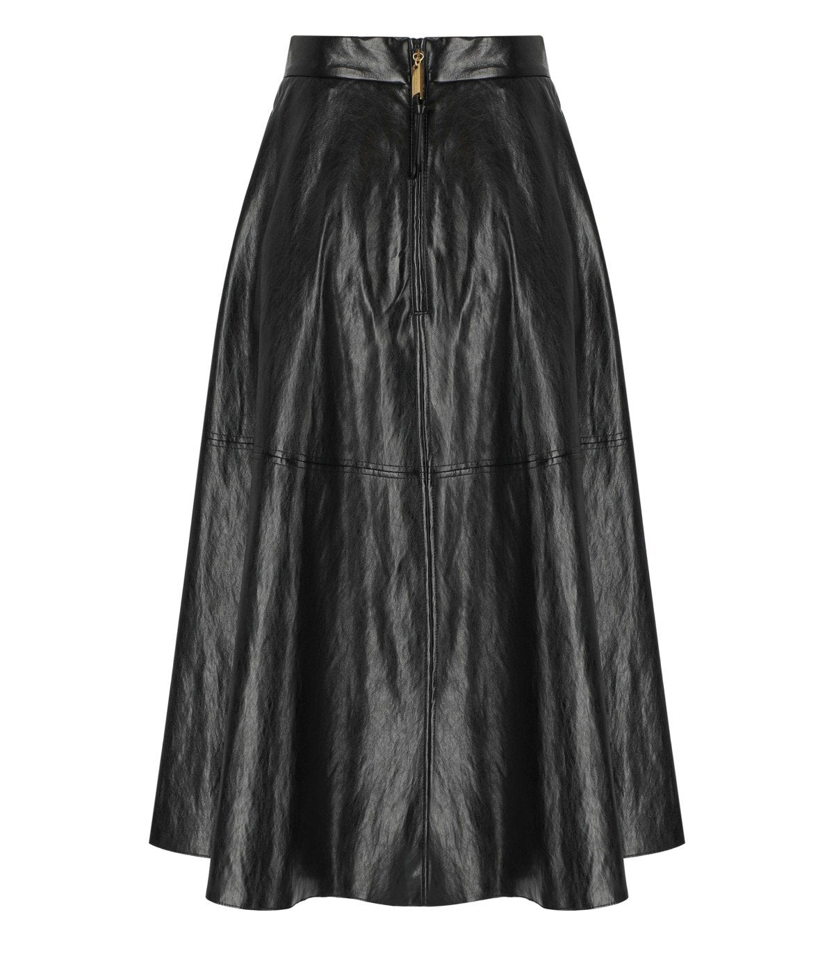 FALDA EFECTO CUERO NEGRA ELISABETTA FRANCHI