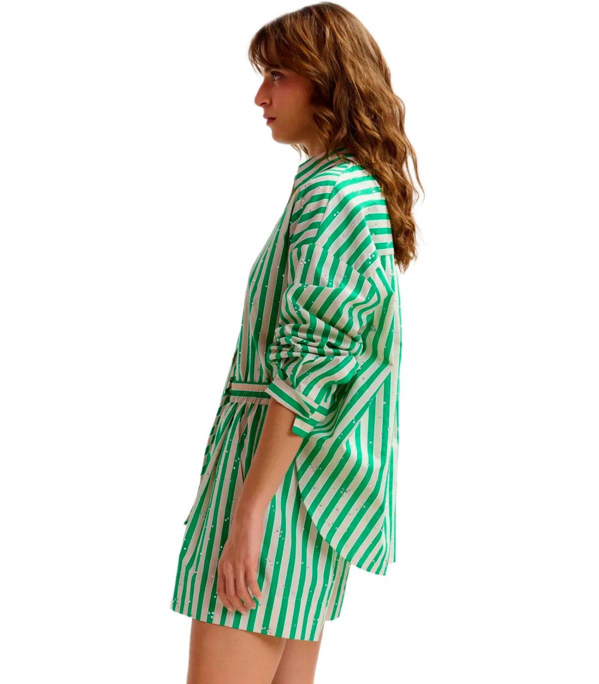 ESSENTIEL ANTWERP JELIEF GRÜNES HEMD