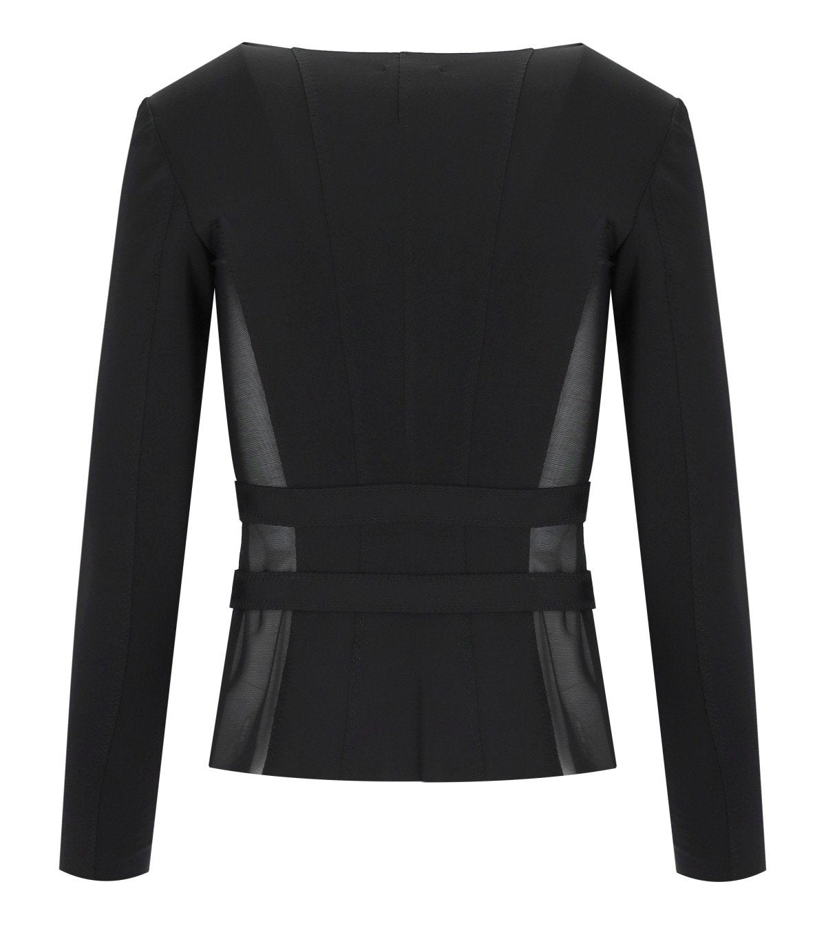 CHAQUETA BUSTIER NEGRA ELISABETTA FRANCHI
