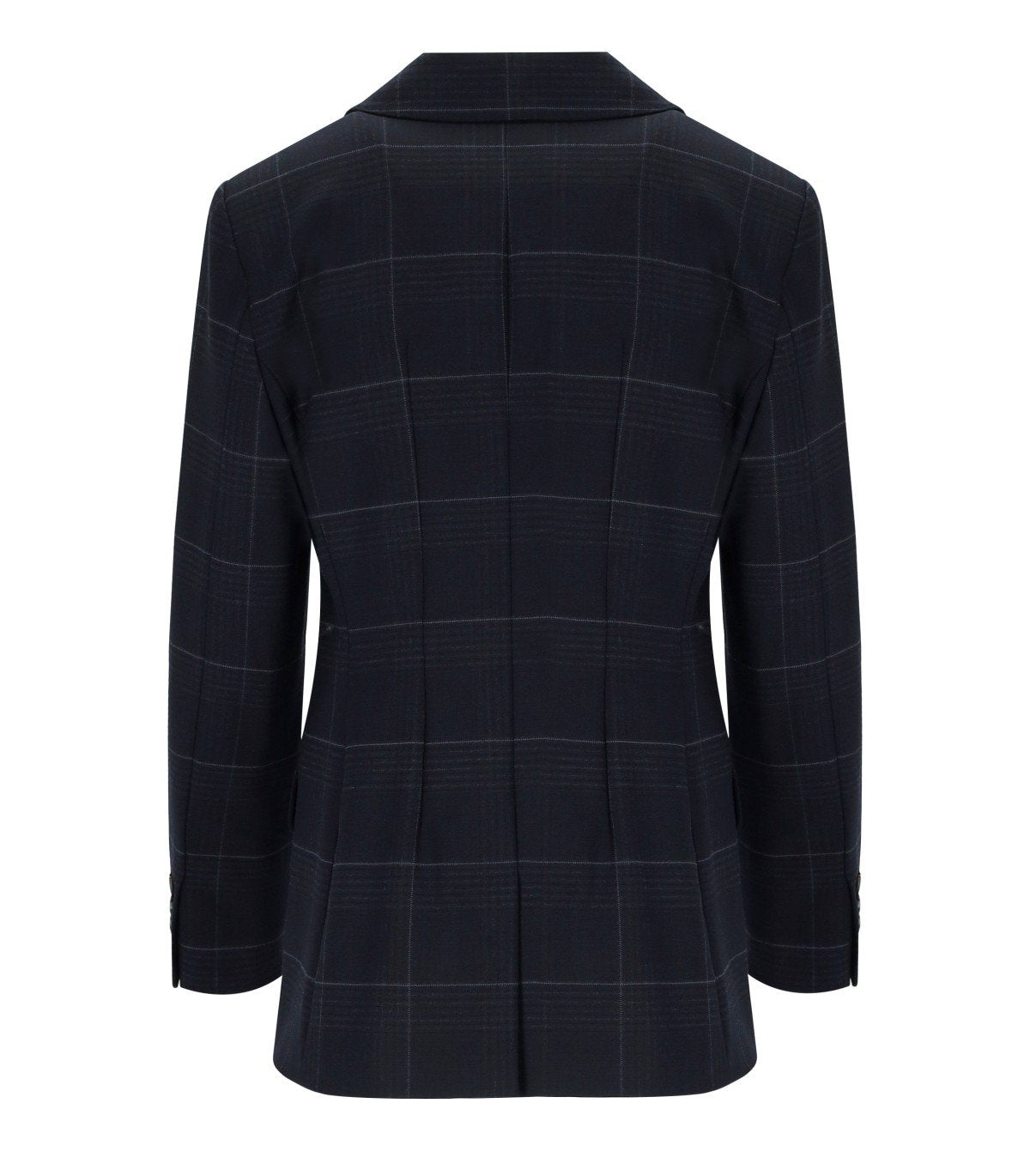 BLAZER DOPPIOPETTO EFEDRA CHECK BLU MARELLA