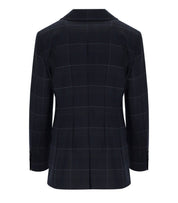 BLAZER DOPPIOPETTO EFEDRA CHECK BLU MARELLA