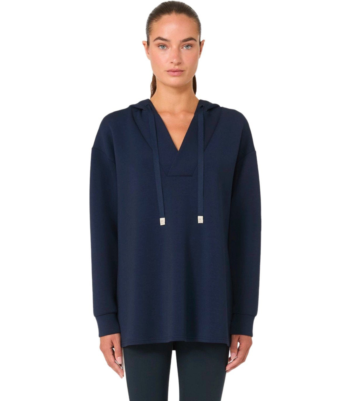 SWEAT-SHIRT À CAPUCHE GIALLO BLEU MAX MARA WEEKEND