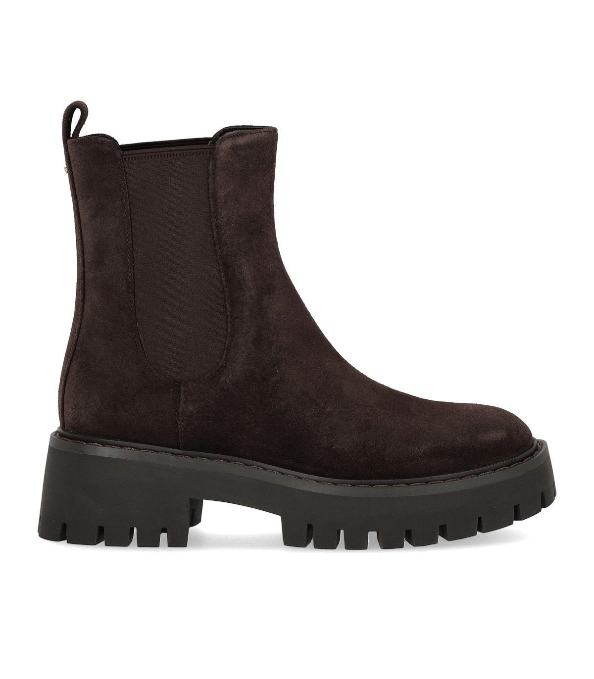 MICHAEL KORS ASHER DUNKELBRAUNE CHELSEA STIEFELETTE