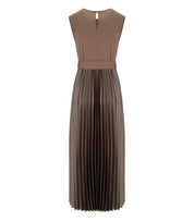MAX MARA WEEKEND SAMUELE BROWN DRESS