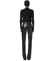 PANTALÓN NEGRO ESTAMPADO COCOCO ELISABETTA FRANCHI