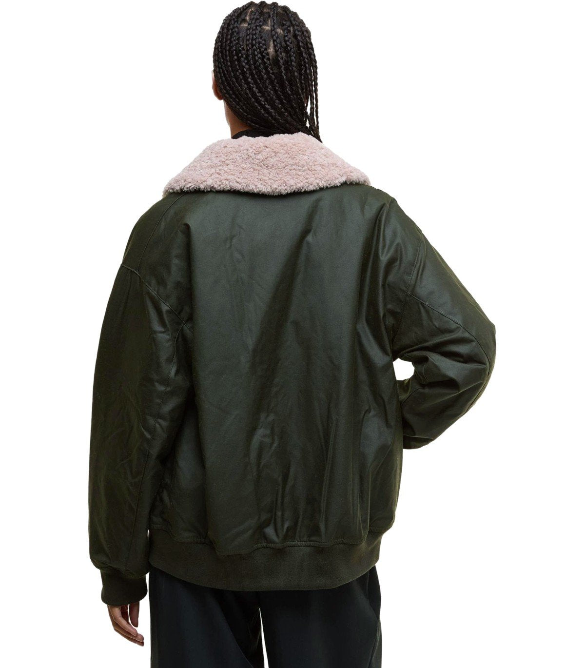 BARBOUR MAXINE WAX OLIVGRÜNE JACKE