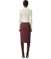 ELISABETTA FRANCHI MILK POLO PULLOVER