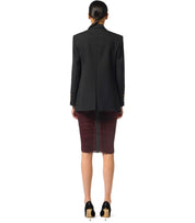 CHAQUETA DE DOBLE BOTONADURA NEGRA ELISABETTA FRANCHI