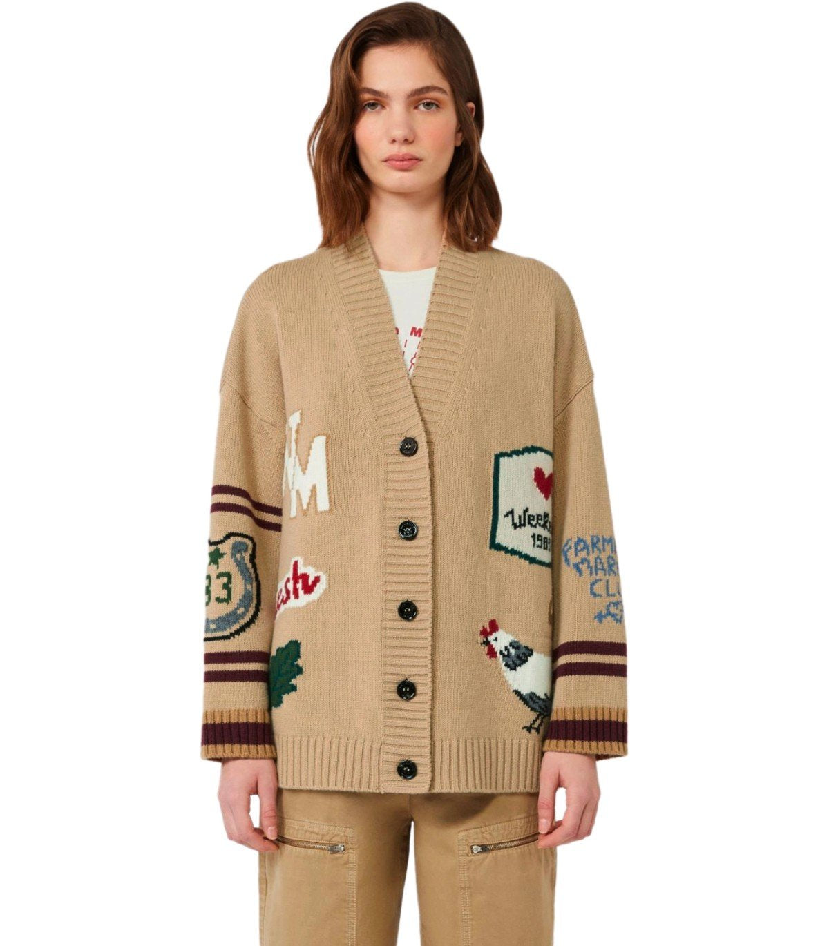 MAX MARA WEEKEND BELGIO BEIGE VEST