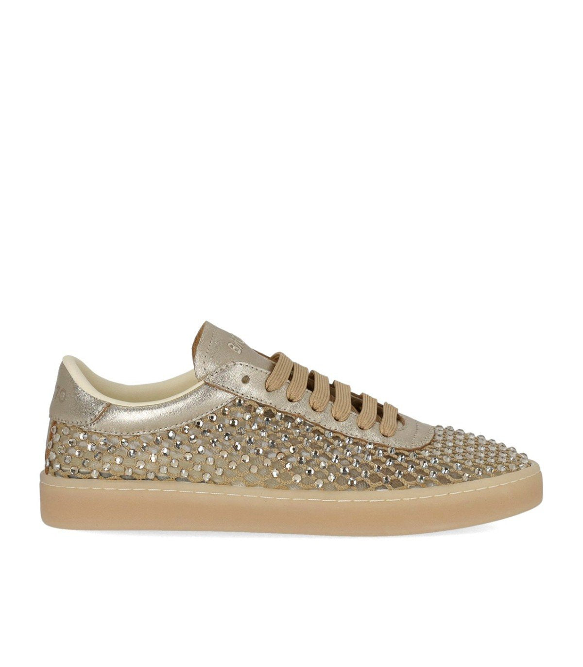BACK70 STRASS BIG SMART GOLD SNEAKER