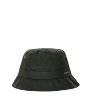BARBOUR BELSY WAX GREEN BUCKET HAT