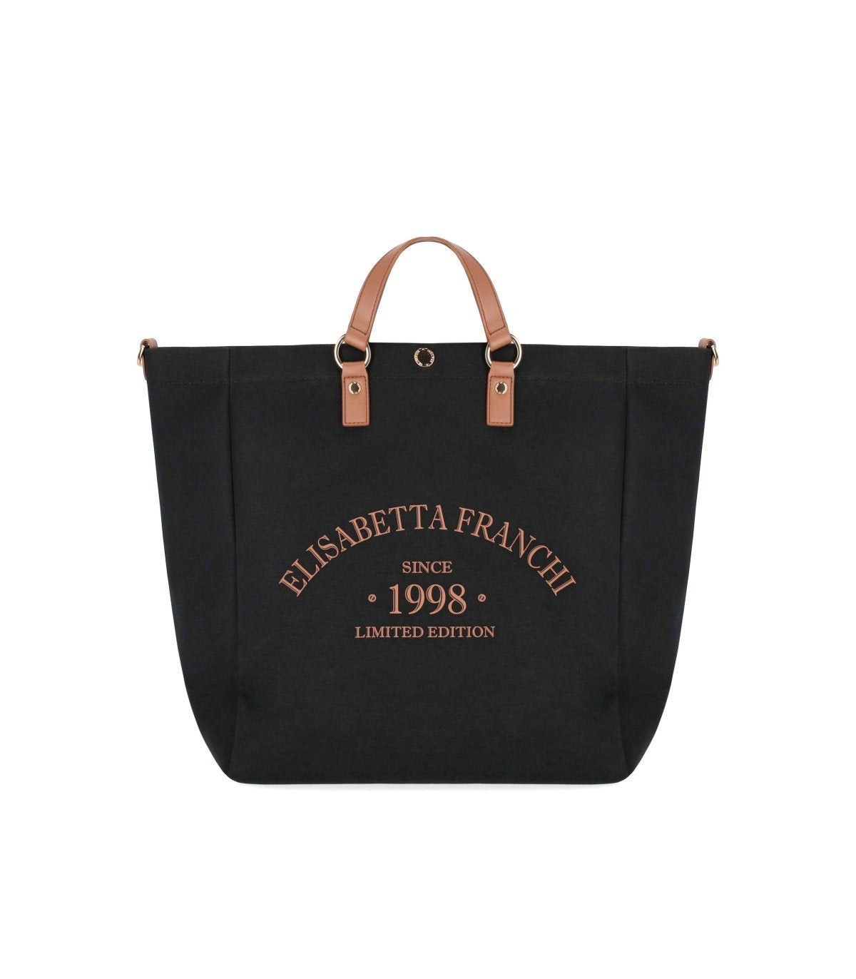 SAC CABAS AVEC LOGO NOIR ELISABETTA FRANCHI