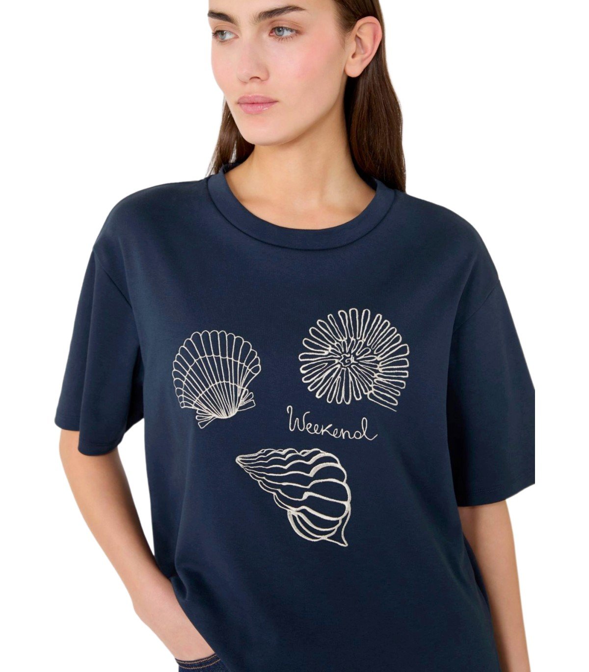 T-SHIRT SABATO BLEU MAX MARA WEEKEND