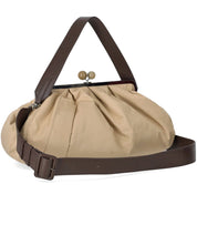 MAX MARA WEEKEND PASTICCINO APIO LARGE BEIGE CLUTCH