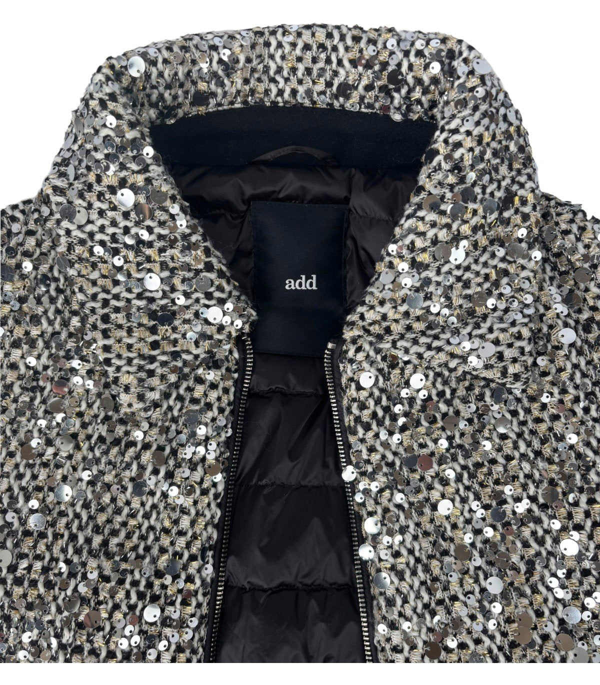ADD STARLIGHT SILVER BOMBER JACKET