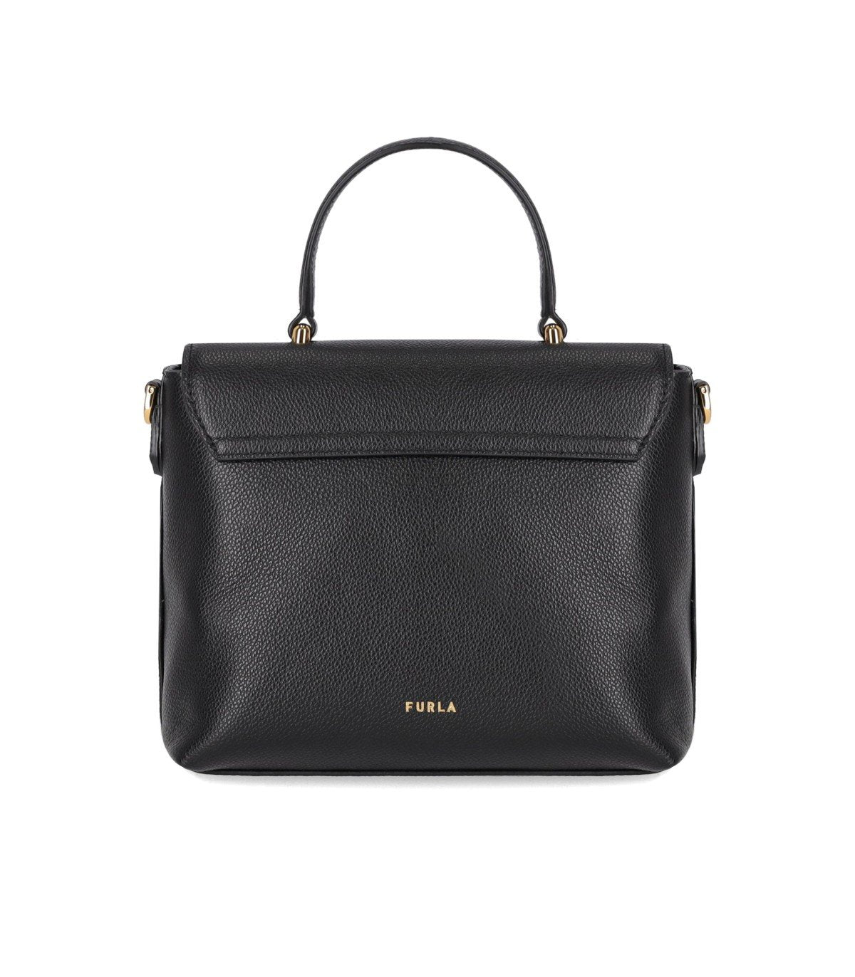 FURLA MOONLIGHT S BLACK HANDBAG