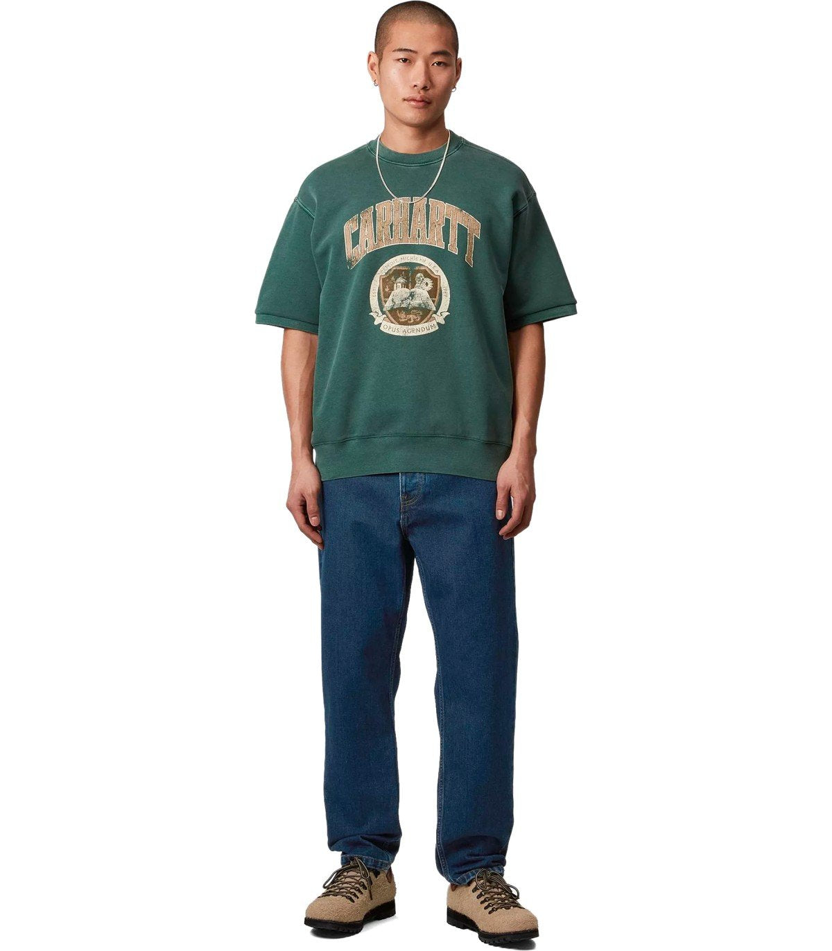 JEANS NEWEL BLU STONE WASHED CARHARTT WIP
