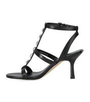 MICHAEL KORS NARA BLACK HEELED SANDAL