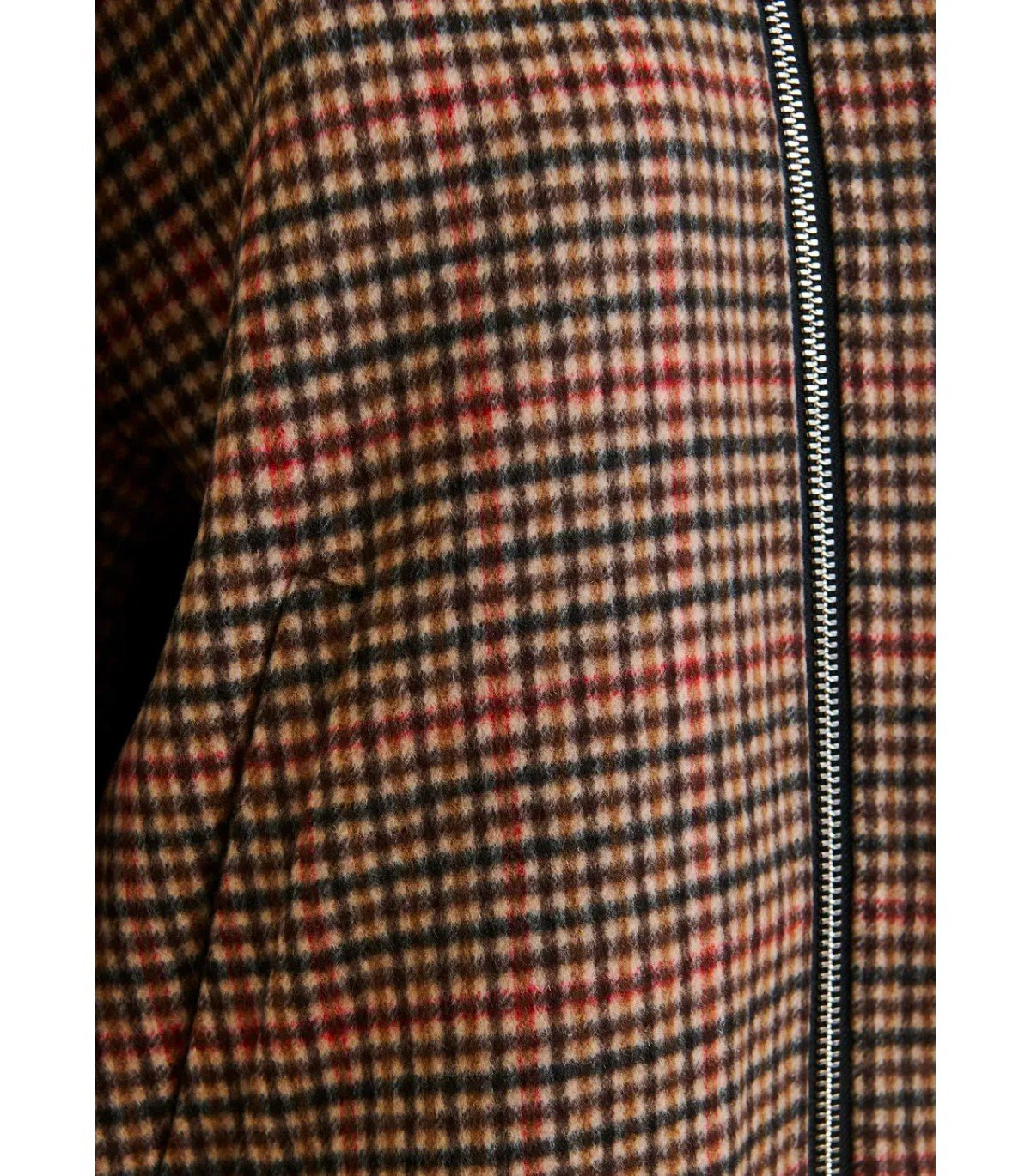 ESSENTIEL ANTWERPITI BROWN BOMBER JACKET