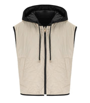 ÄRMELLOSE STEPPJACKE ACCENNI SCHWARZ MAX MARA WEEKEND