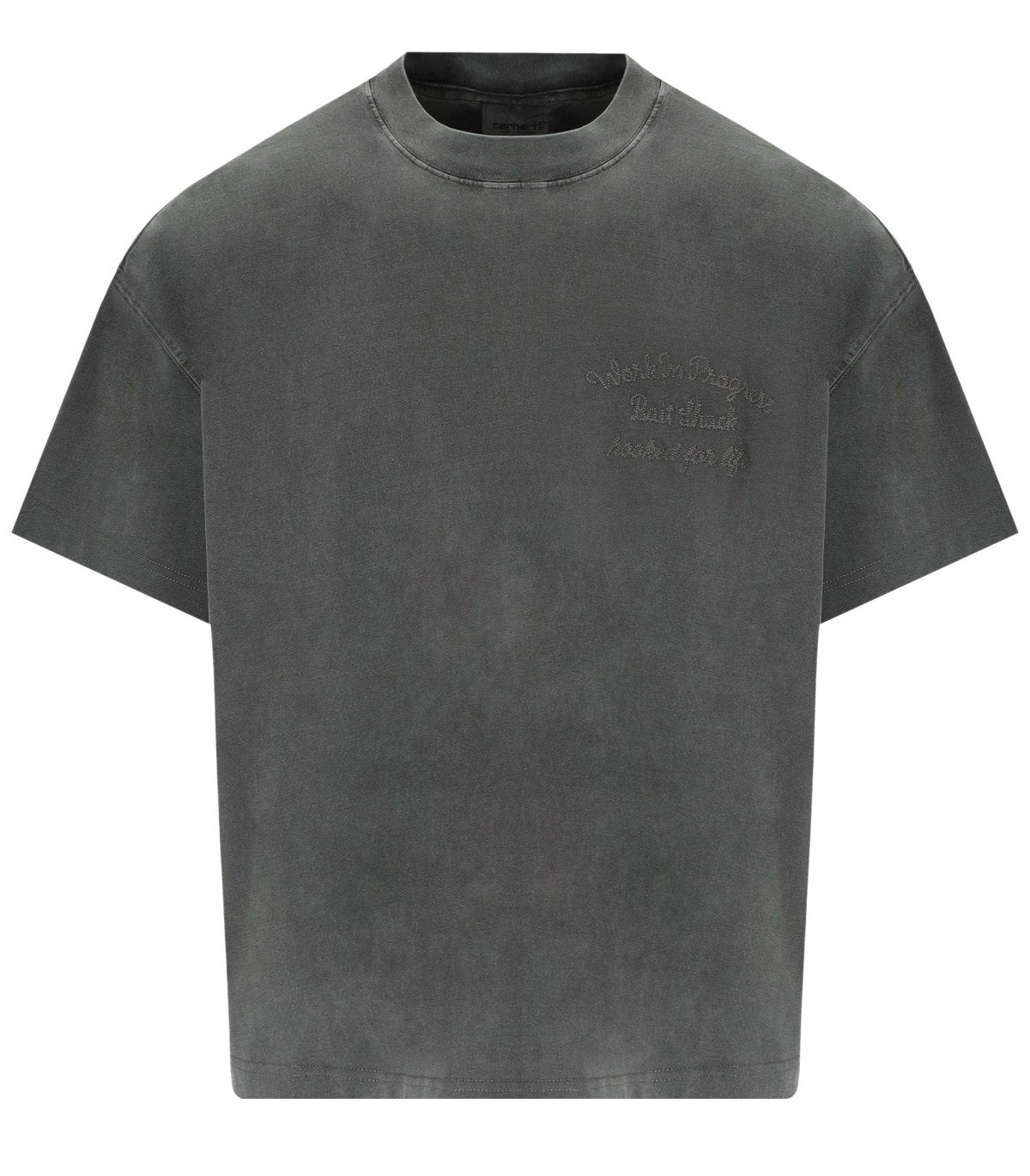 CARHARTT WIP S/S BAIT SHACK DARK GREY T-SHIRT