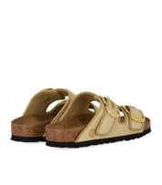 BIRKENSTOCK ARIZONA RAFFIA BIG BUCKLE NATURAL SANDAL