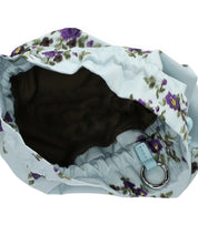 GANNI LIGHT BLUE FLORAL POUCH