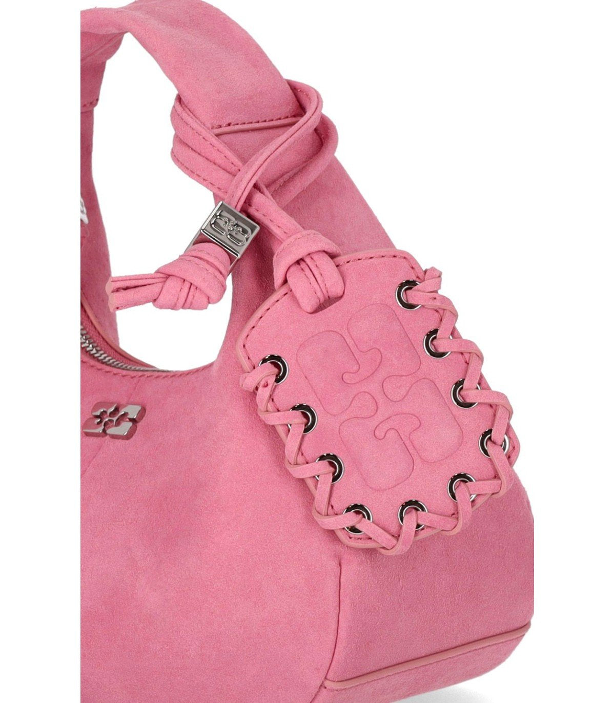 GANNI MINI HOBO PINK HANDBAG