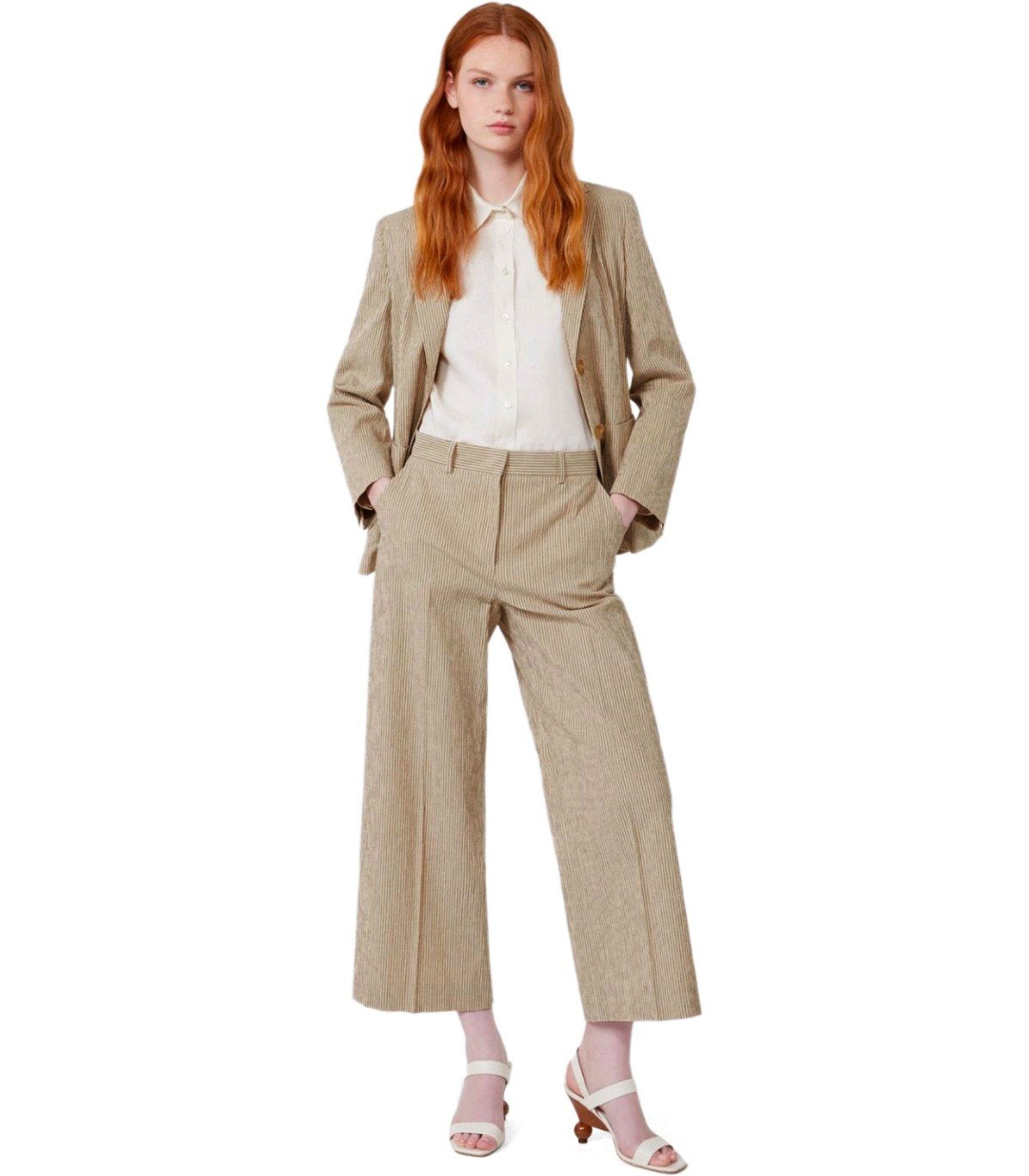 PANTALONE MARINA BEIGE MAX MARA WEEKEND