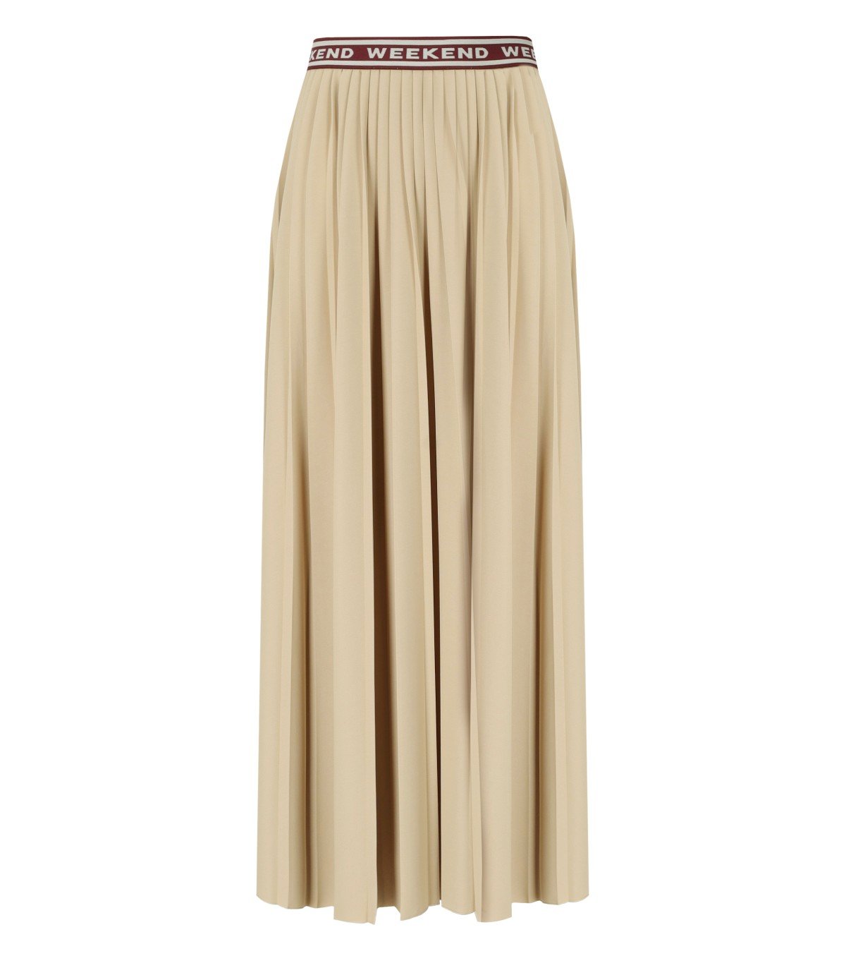 MAX MARA WEEKEND BLEU SABBIA PLEATED SKIRT